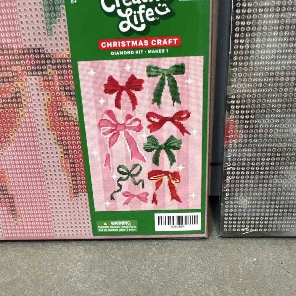 Hobby Lobby Set of 3 Popular Christmas Diamond Painting Kit Canvas